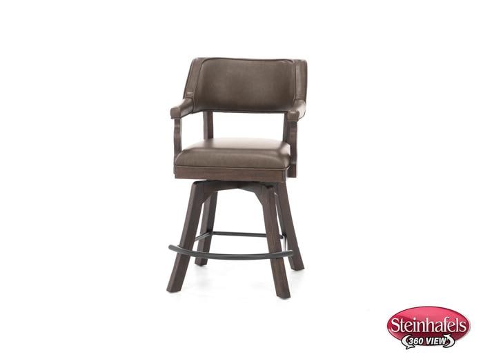 ecin brown inch & over bar seat stool  image   