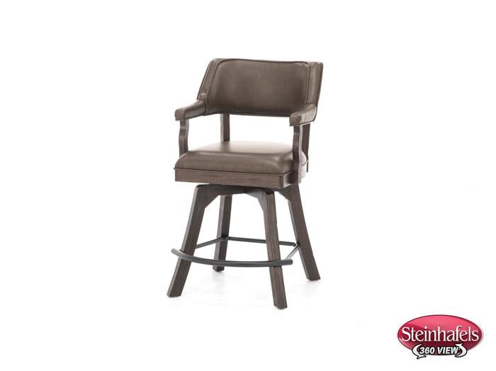 ecin brown inch & over bar seat stool  image   