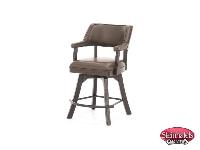 ecin brown inch & over bar seat stool  image   
