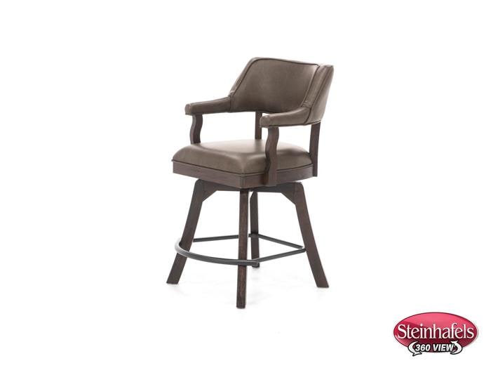 ecin brown inch & over bar seat stool  image   