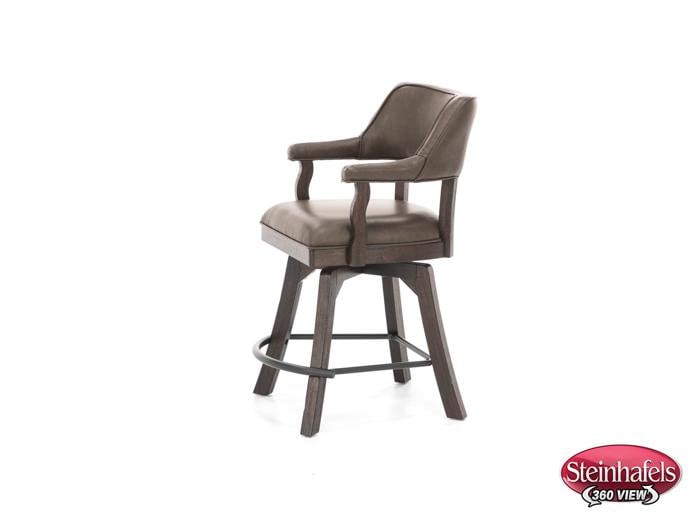 ecin brown inch & over bar seat stool  image   