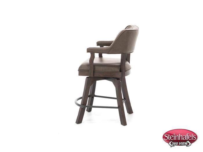 ecin brown inch & over bar seat stool  image   