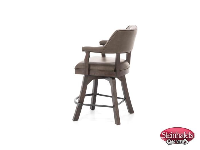 ecin brown inch & over bar seat stool  image   