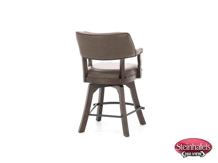ecin brown inch & over bar seat stool  image   