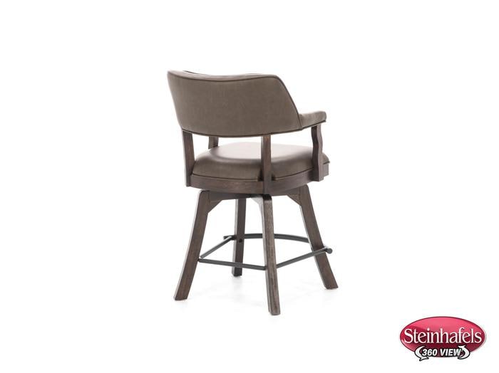 ecin brown inch & over bar seat stool  image   
