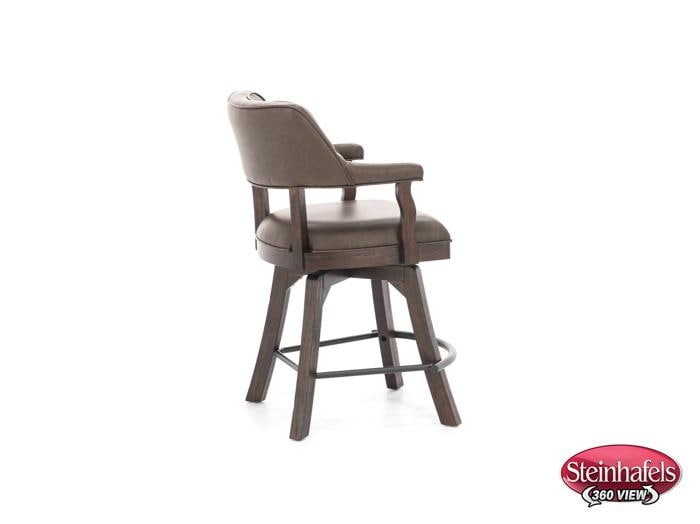ecin brown inch & over bar seat stool  image   