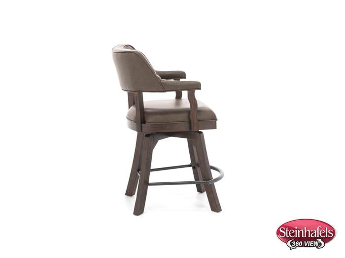 ecin brown inch & over bar seat stool  image   