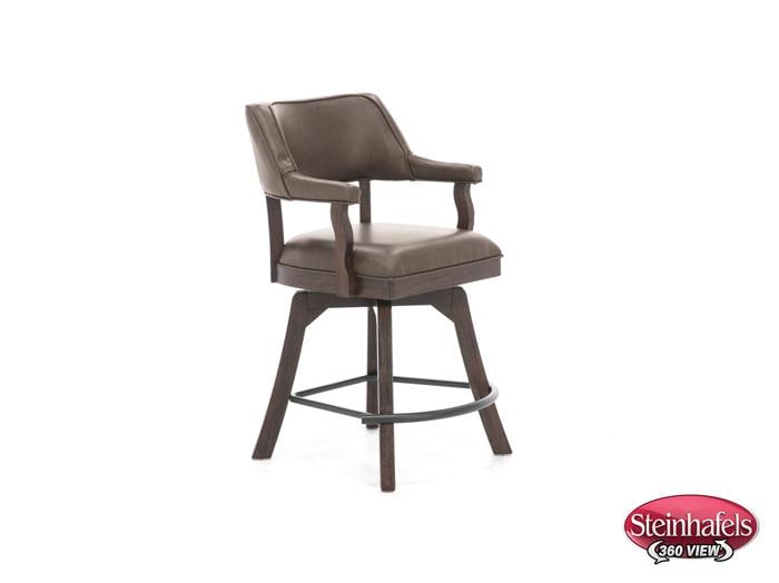 ecin brown inch & over bar seat stool  image   