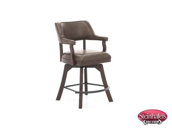 ecin brown inch & over bar seat stool  image   