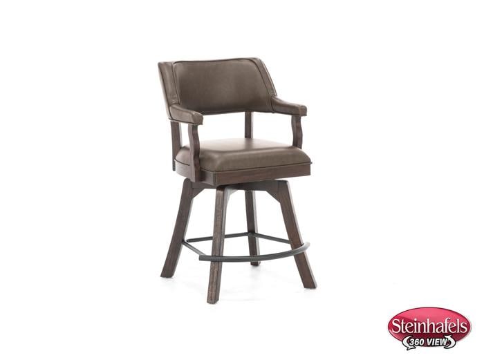 ecin brown inch & over bar seat stool  image   