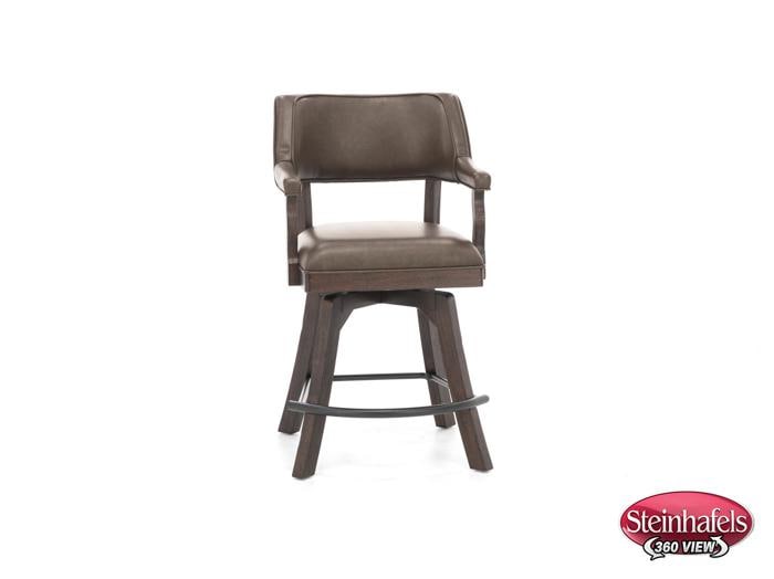 ecin brown inch & over bar seat stool  image   