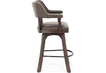 ecin brown inch & over bar seat stool   