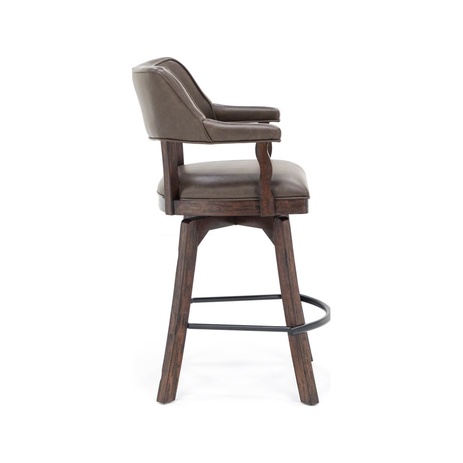 ecin brown inch & over bar seat stool   
