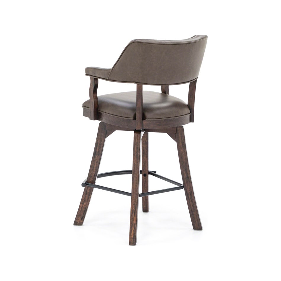 ecin brown inch & over bar seat stool   