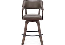ecin brown inch & over bar seat stool   