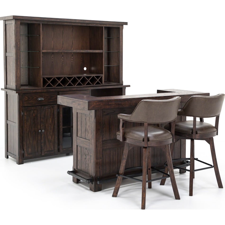 ecin brown inch & over bar seat stool   