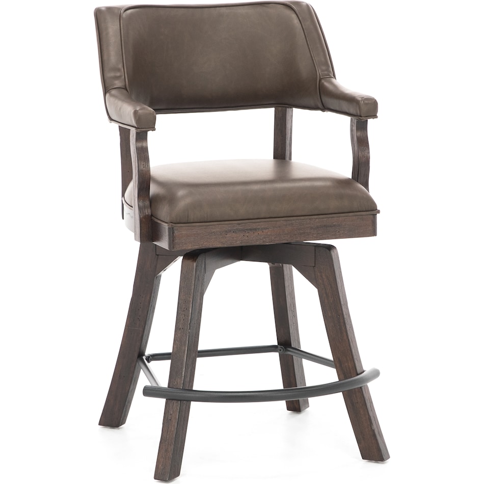 ecin brown inch & over bar seat stool   