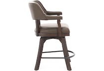 ecin brown inch & over bar seat stool   