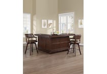 ecin brown inch & over bar seat stool lifestyle image   