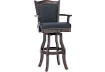 ecin distressed bar stool   