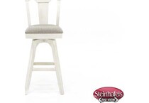ecin white inch & over bar seat stool  image   