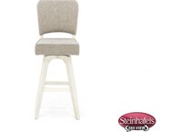 ecin white inch & over bar seat stool  image   