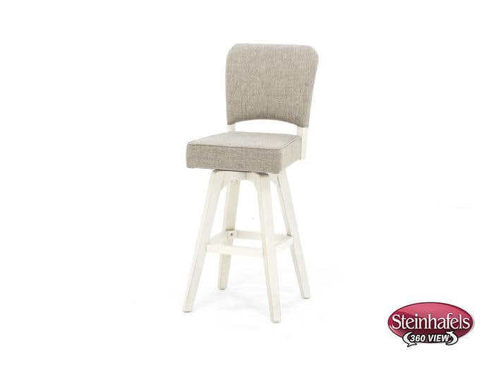 ecin white inch & over bar seat stool  image   