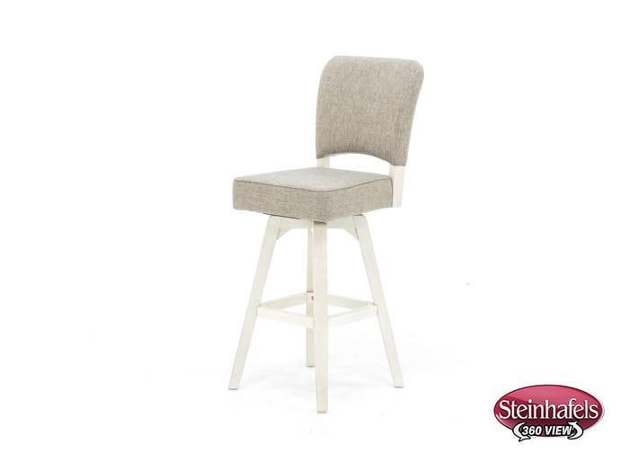 ecin white inch & over bar seat stool  image   