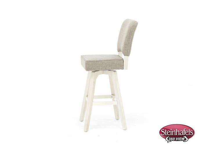 ecin white inch & over bar seat stool  image   