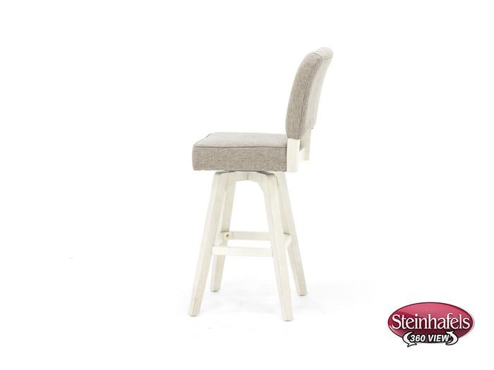 ecin white inch & over bar seat stool  image   