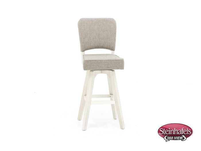 ecin white inch & over bar seat stool  image   