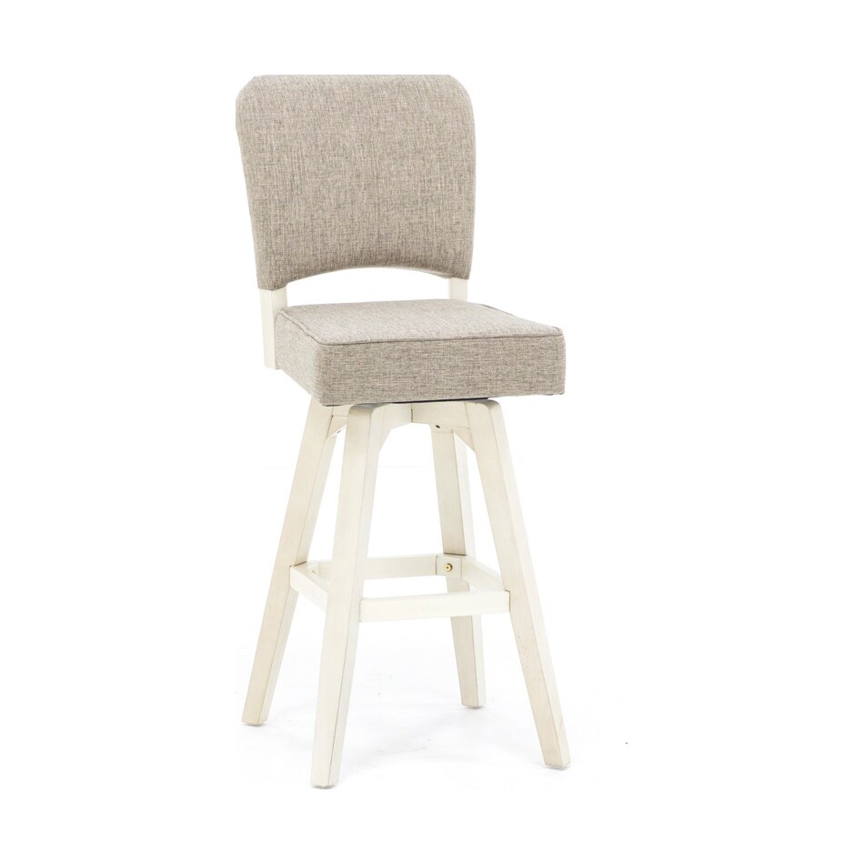 ecin white inch & over bar seat stool   