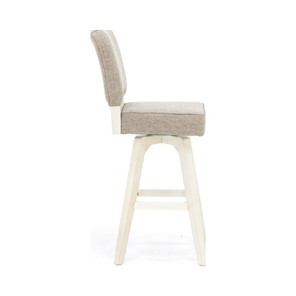 ecin white inch & over bar seat stool   