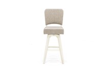 ecin white inch & over bar seat stool   