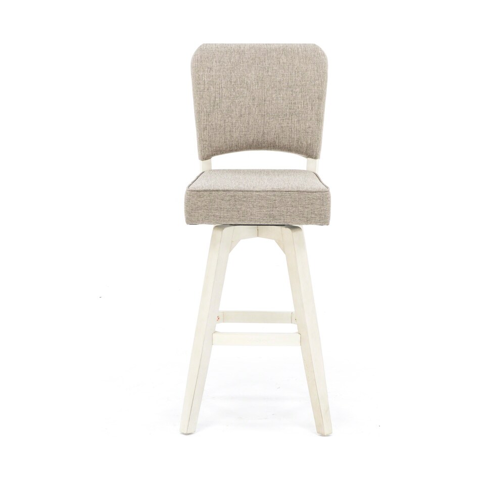 ecin white inch & over bar seat stool   