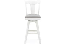 ecin white bar stool   