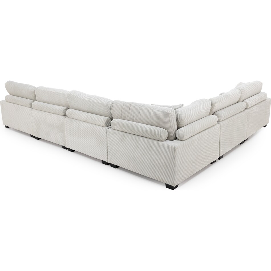 elements international group llc grey sta fab sectional pieces zpkg  