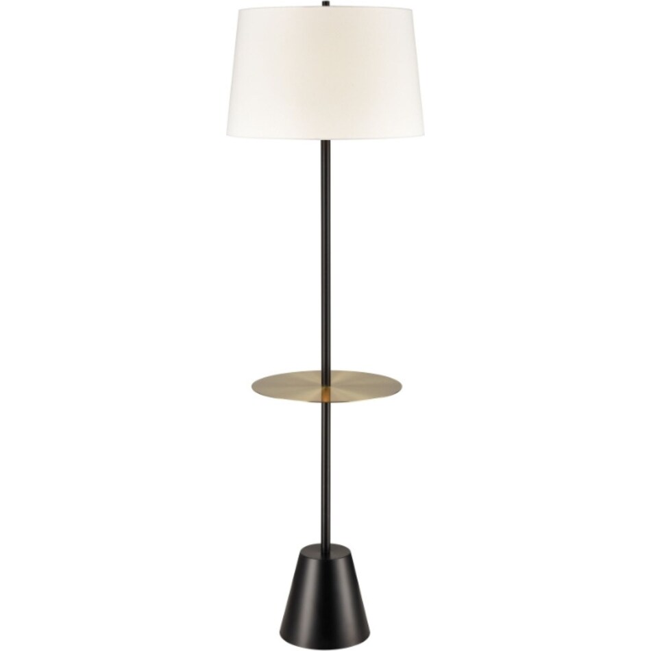 elkg black floor lamp   