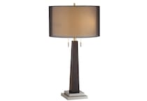 elkg black table lamp   