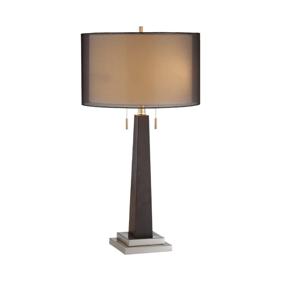 elkg black table lamp   