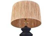 elkg black table lamp   
