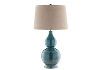 elkg blue table lamp   