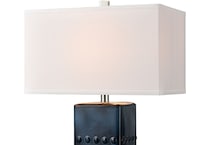 elkg blue table lamp   
