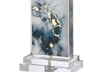 elkg blue table lamp   