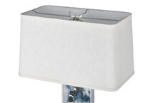 elkg blue table lamp   