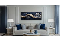 elkg blue table lamp   