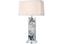 elkg blue table lamp   