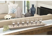 elkg brown candleholder candle   