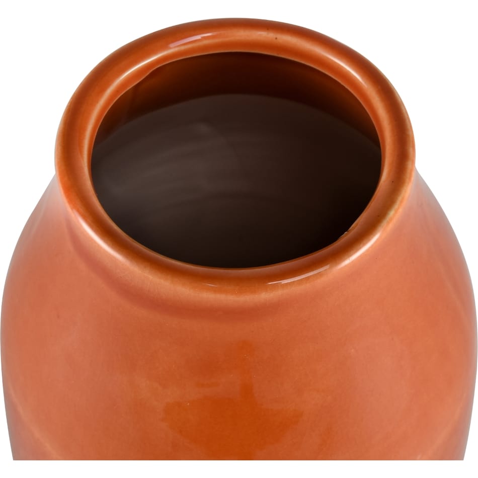 elkg orange jar vase bowl plate   