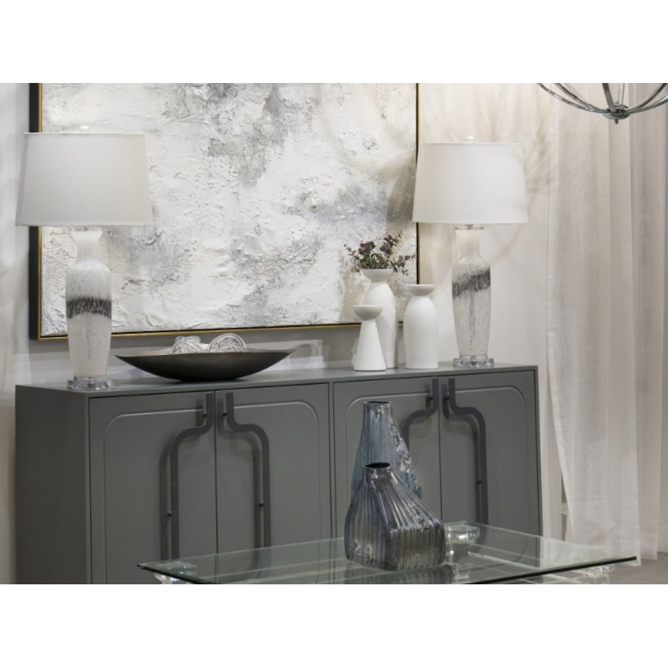 elkg white table lamp   